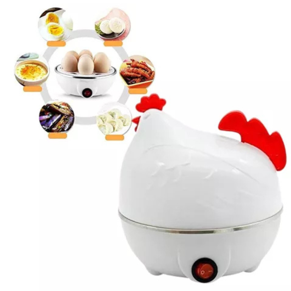Olla de Huevos Eléctrica Gallina Blanca